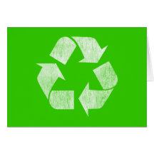 Recycle - Go Green Greeting Cards