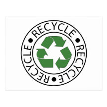 Recycle Green Ceter Logo Postcards