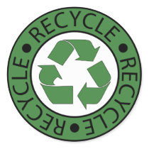 Recycle Green Logo BK Letters