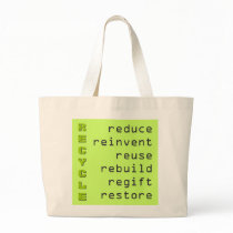 RECYCLE Grocery Tote Bag