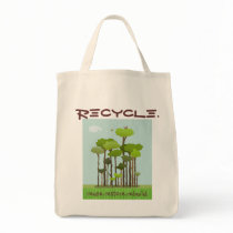RECYCLE Grocery Tote Bag