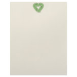 Recycle Heart -green letterhead