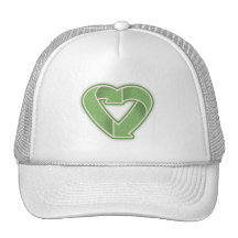 Recycle Heart Trucker Hat