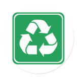 Recycle Highway Sign stickers