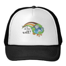 Recycle How I Roll Mesh Hats