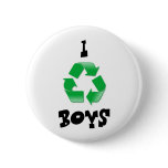 recycle, I, BOYS Buttons