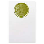 Recycle icon stationery design
