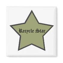 Recycle Like a Rockstar Magnet