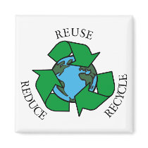 Recycle Refrigerator Magnets