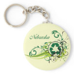 Recycle Nebraska keychains