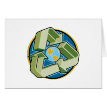 Recycle our Earth Greeting Card