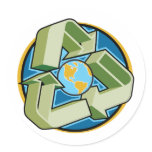 Recycle our Earth stickers