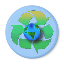 RECYCLE OUR PLANET Series Magnets