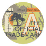 Recycle, Reduce, Reuse T-shirts and Gifts Stickers