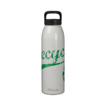 Recycle Reduse Reuse Symbol Sporty Water Bottle
