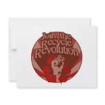Recycle Revolution invitations