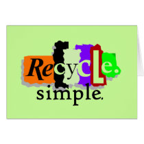Recycle.simple. T-shirts and Gifts Card