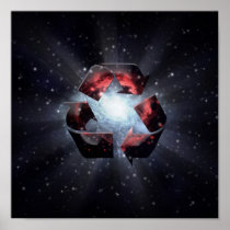 Recycle (space) poster