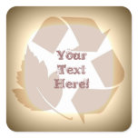 Recycle Square Sticker #3