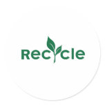 Recycle Round Sticker