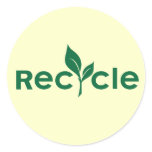 Recycle stickers