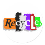 Recycle stickers