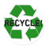 Recycle! stickers