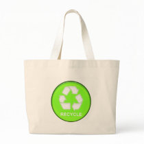 Recycle Symbol Canvas Bags