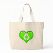 Recycle Symbol Tote Bags