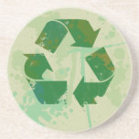 Recycle Symbol Beverage Coaster