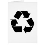 Recycle Symbol Black cards