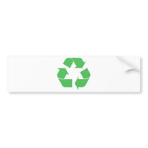 Recycle Symbol Bumper Stickers