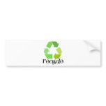 Recycle Symbol! bumper stickers