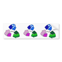 recycle symbol bumper sticker