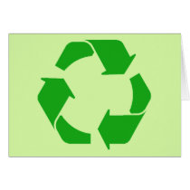 Recycle Symbol Greeting Card
