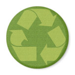 Recycle Symbol Grass magnets