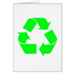 Recycle Symbol Green cards