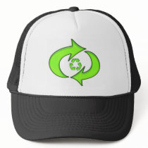Recycle Symbol Trucker Hats