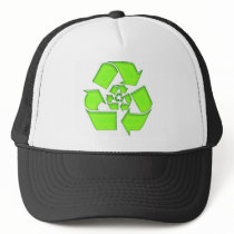 Recycle Symbol Mesh Hats