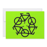 Recycle symbol invitations