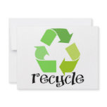 Recycle Symbol! invitations