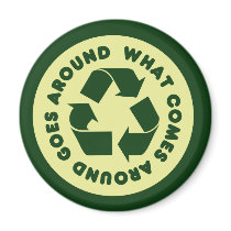 Recycle Symbol Refrigerator Magnets