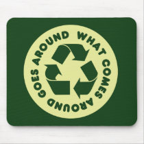 Recycle Symbol Mousepads