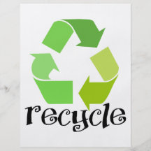 Recycle Symbol! Personalized Flyer