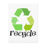 Recycle Symbol! Post Card