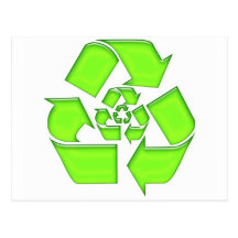Recycle Symbol Postcard