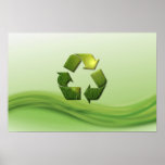 Recycle Symbol Poster Print