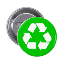 Recycle Symbol - Reduce, Reuse, Recycle Button