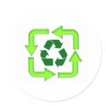Recycle Symbol stickers