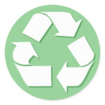 Recycle Symbol Sticker
